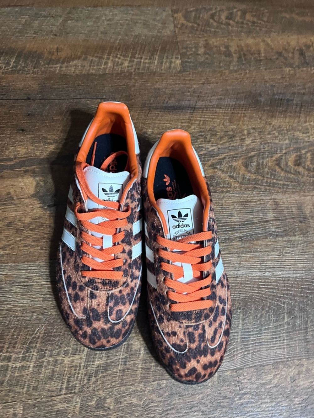 Adidas leopard print
